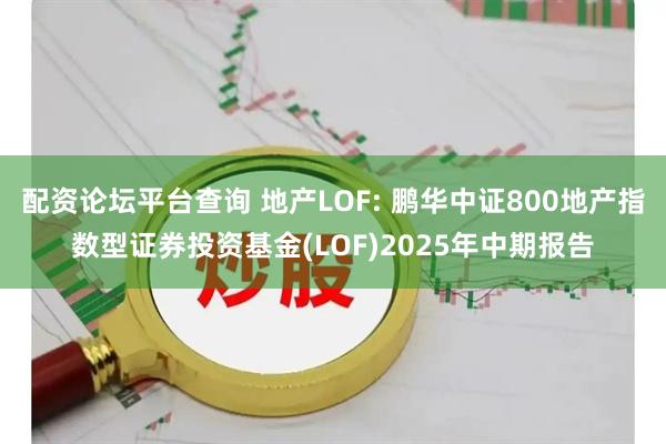 配资论坛平台查询 地产LOF: 鹏华中证800地产指数型证券投资基金(LOF)2025年中期报告